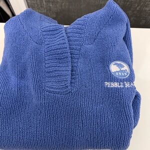 Pebble Beach Blue Pullover Sweater
